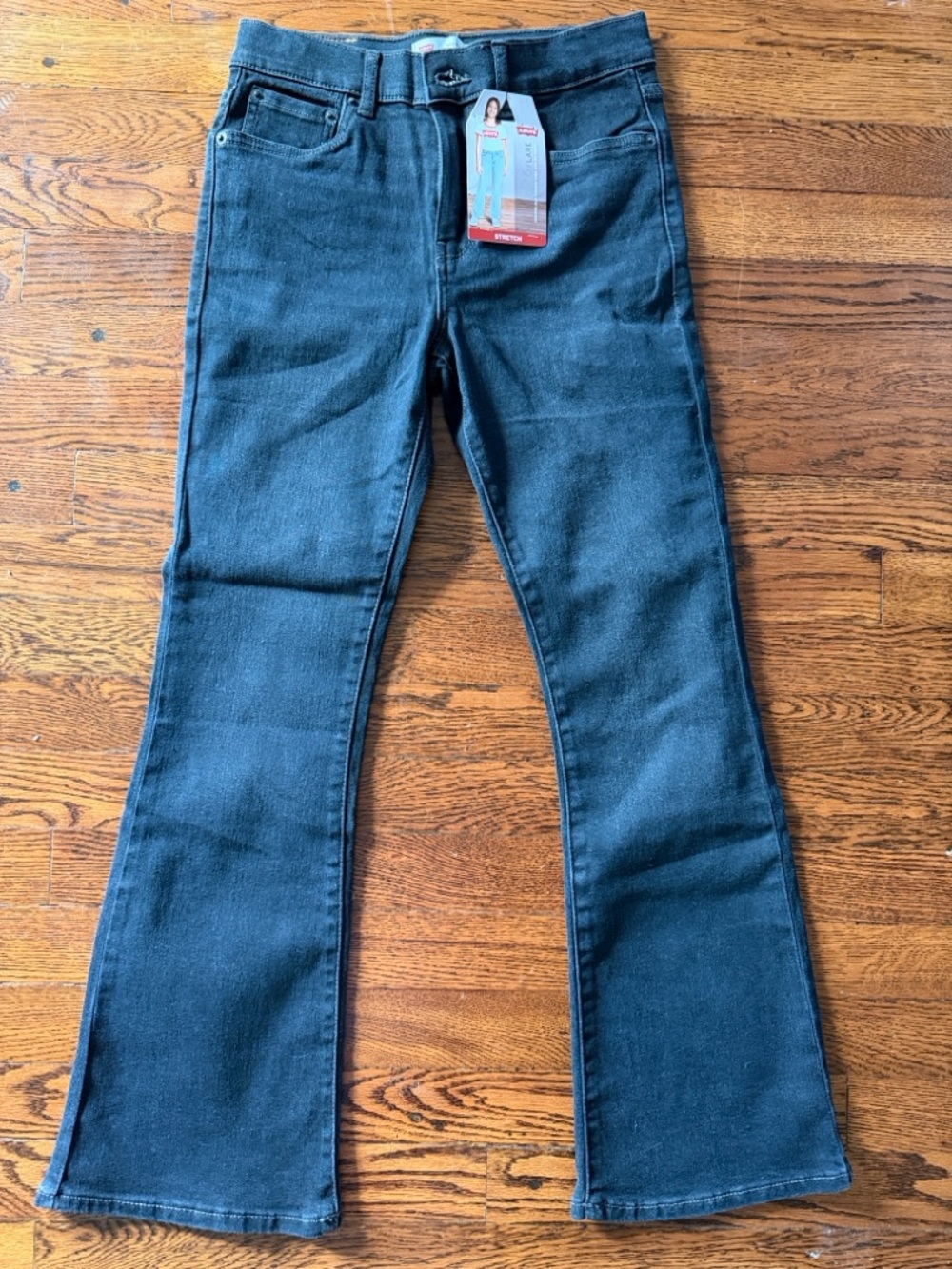 Youth Levi's Black Flare Jeans